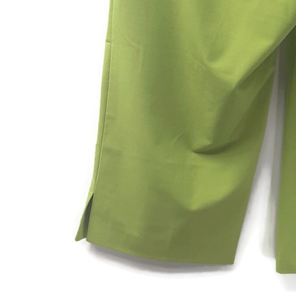 Trina Turk Lime Green Clam Diggers sz 2 - Picture 3 of 7